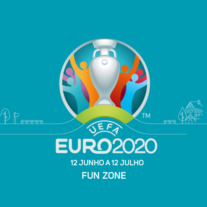 Fun Zone para o Euro 2020 UEFA de 12 de junho a 12 de julho